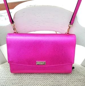 BRAND NEW Metallic hot pink Kate spade